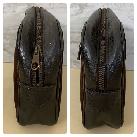 GUCCI Sherry line Suede Leather Clutch Bag 💼 Brown - Picture 11 of 16